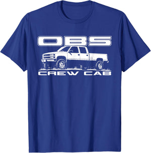 GMT400 Crew Cab OBS Old Body Style 1988-1998 4x4 Truck T-Shirt - T-Shirt | Royal