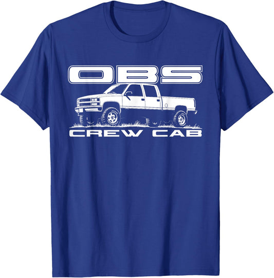 GMT400 Crew Cab OBS Old Body Style 1988-1998 4x4 Truck T-Shirt - T-Shirt | Royal