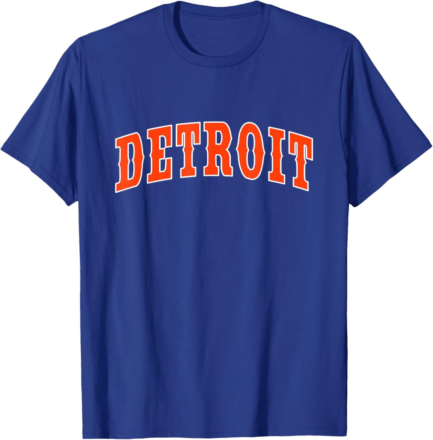 DETROIT - Throwback Design - Classic T-Shirt - T-Shirt | Royal
