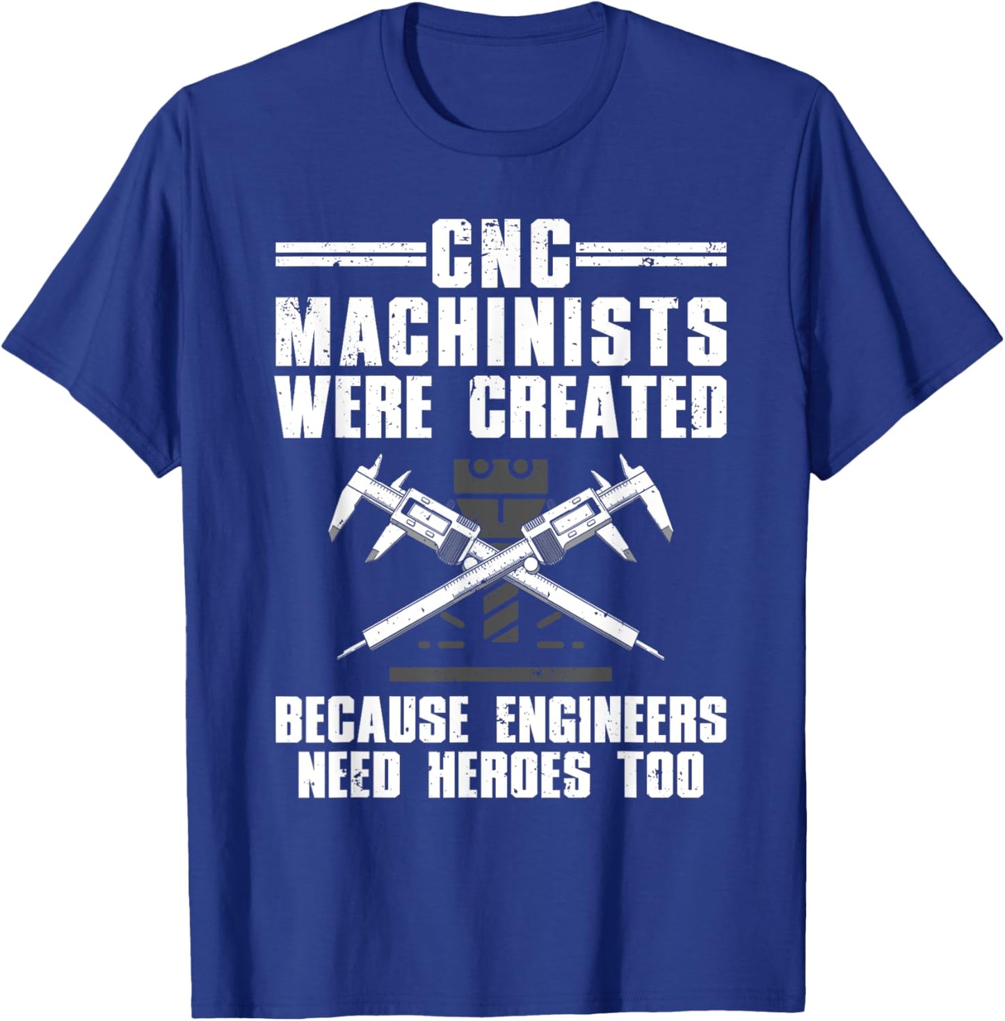 Cool CNC Machinist Art Women CNC Machine Machinist T-Shirt - T-Shirt | Royal