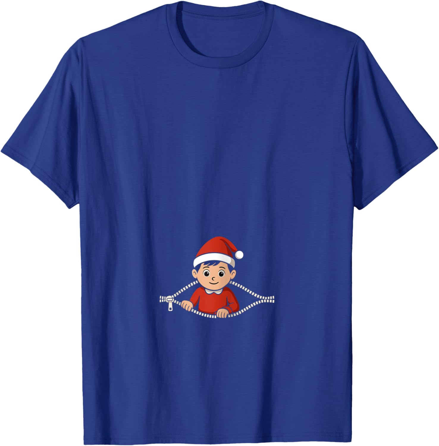 Pregnant Christmas Costume T-Shirt - T-Shirt | Royal