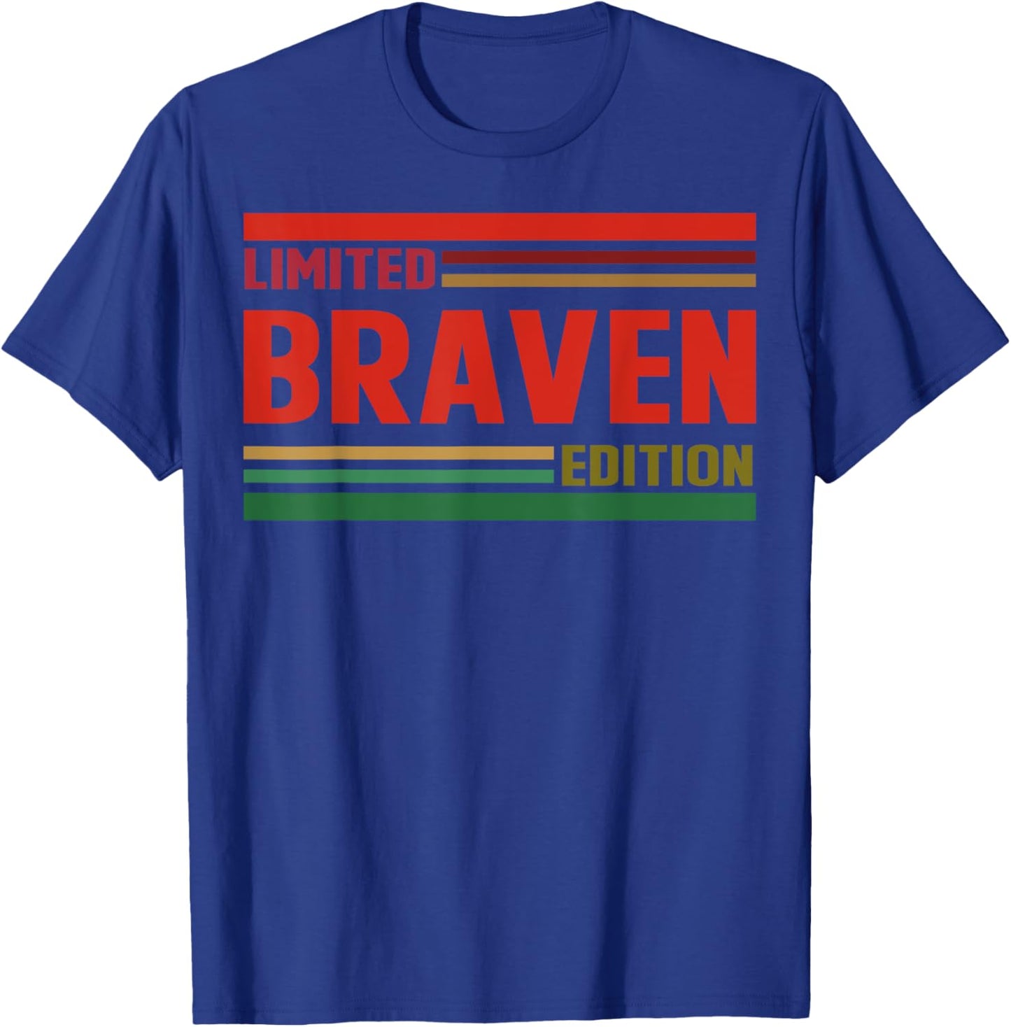 BRAVEN Limited Edition Shirt BRAVEN Name Personalized T-Shirt - T-Shirt | Royal