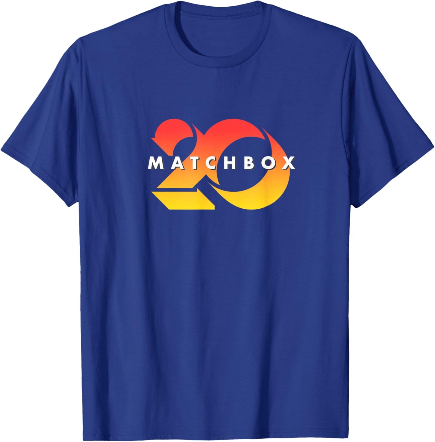 Matchbox Twenty "20" Logo T-Shirt - T-Shirt | Royal