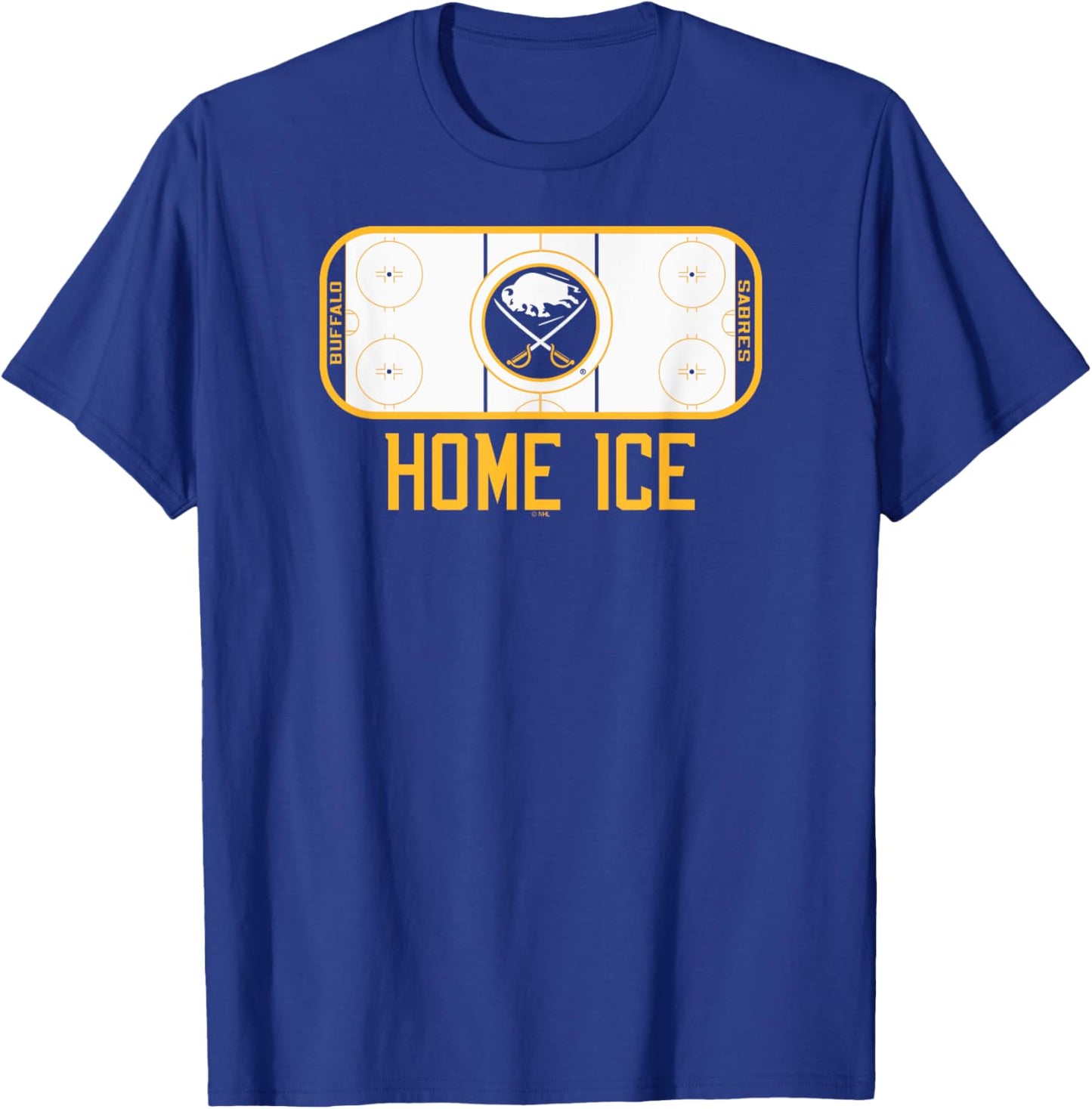 Buffalo Sabres Home Ice Blue Officially Licensed T-Shirt - T-Shirt | Royal