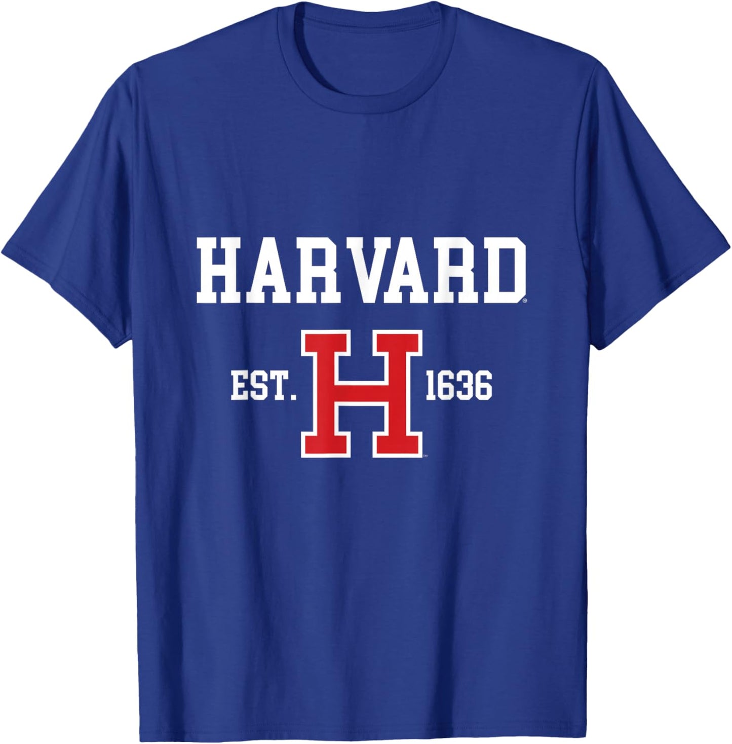 Harvard University East 1636 Logo Ivy League College PAFI131 T-Shirt - T-Shirt | Royal