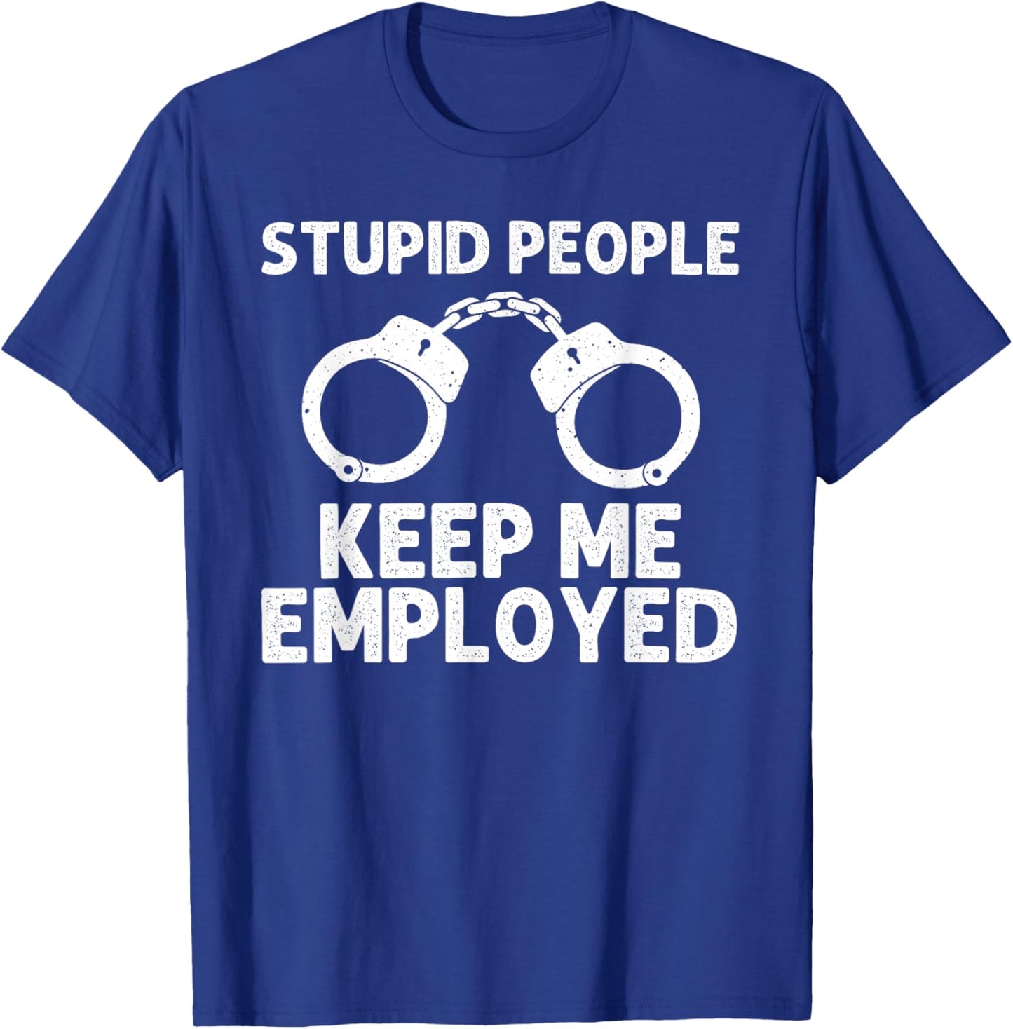 Funny Cop Design Women Police Officer Policeman Cop T-Shirt - T-Shirt | Royal