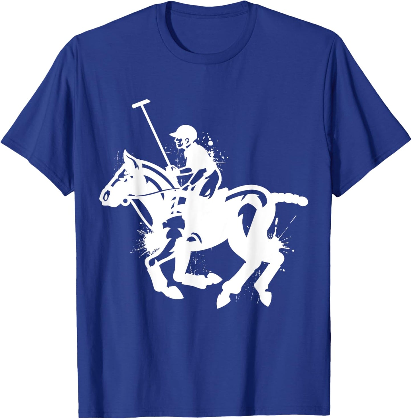 Polo Player Horse Sport Ride Riding Equestrian Sport Love T-Shirt - T-Shirt | Royal
