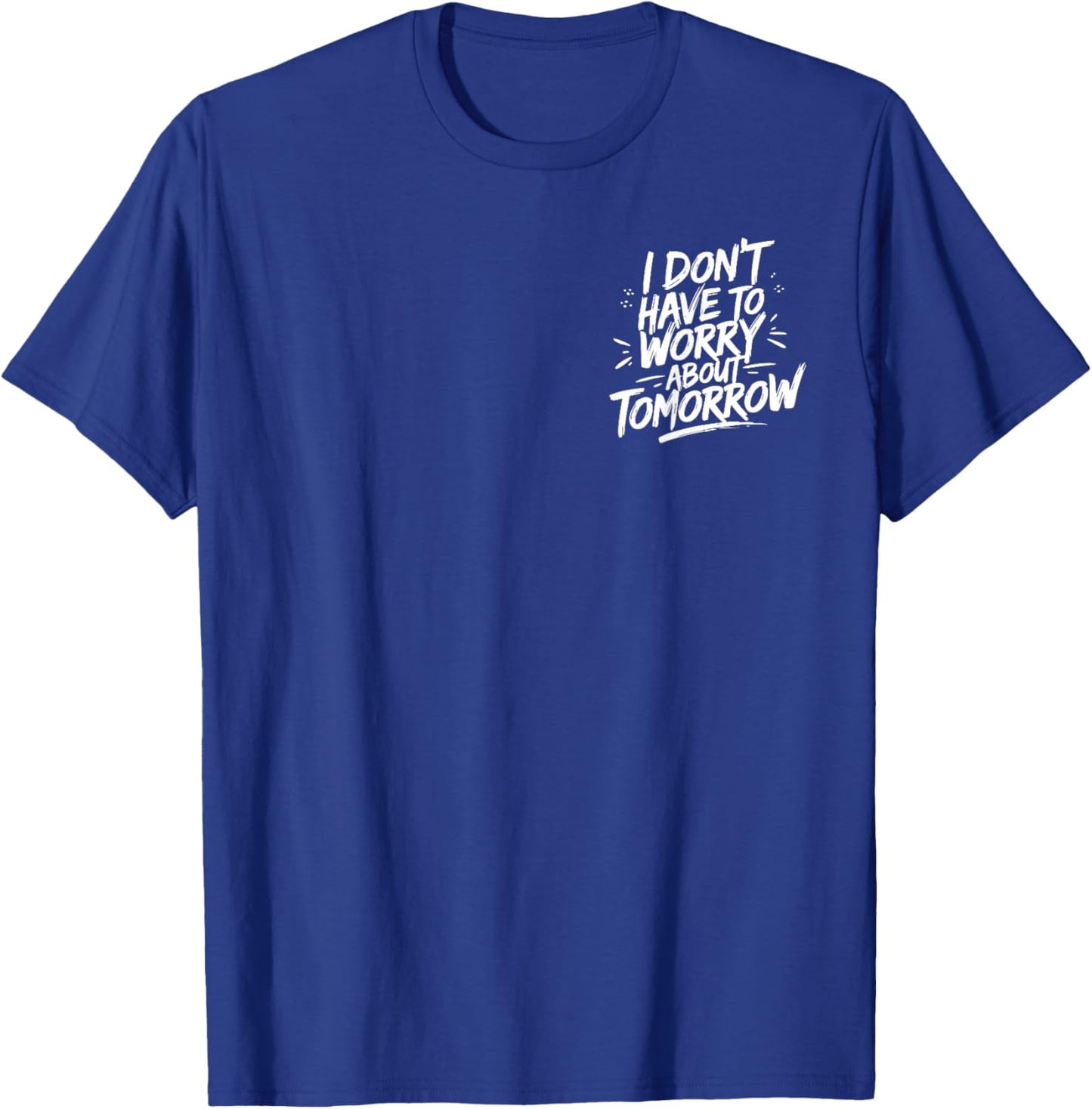 God's Got My Back Christian - Front and Back T-Shirt - T-Shirt | Royal