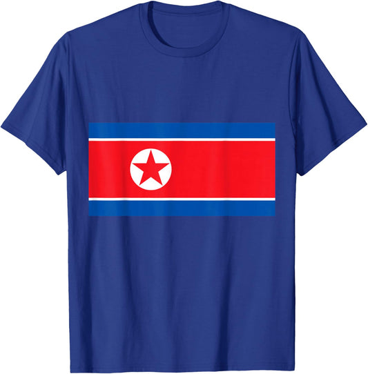 Drapeau de la Corée du Nord T-Shirt - T-Shirt | Royal