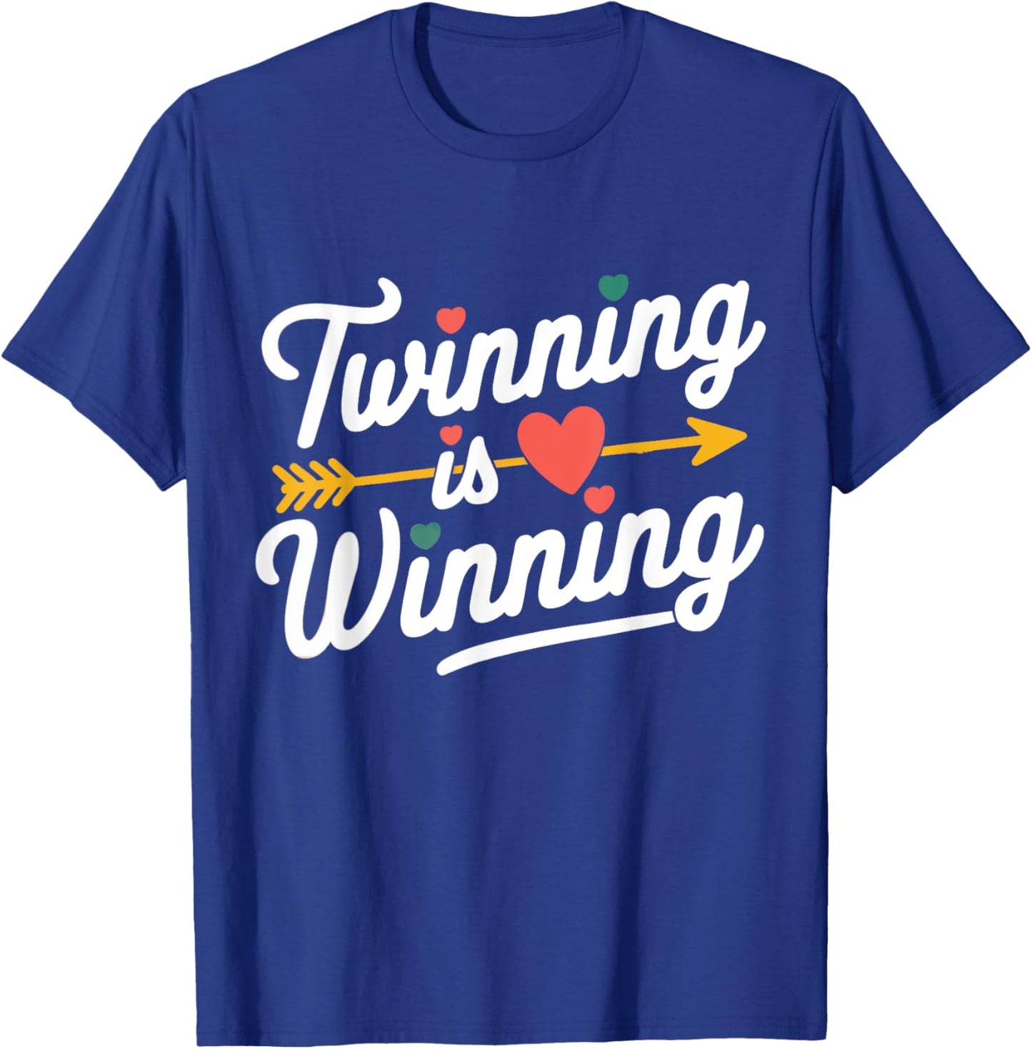 Twin Spirit Week Kid Arrow Teacher Squad Twinning is Winning T-Shirt - T-Shirt | Royal