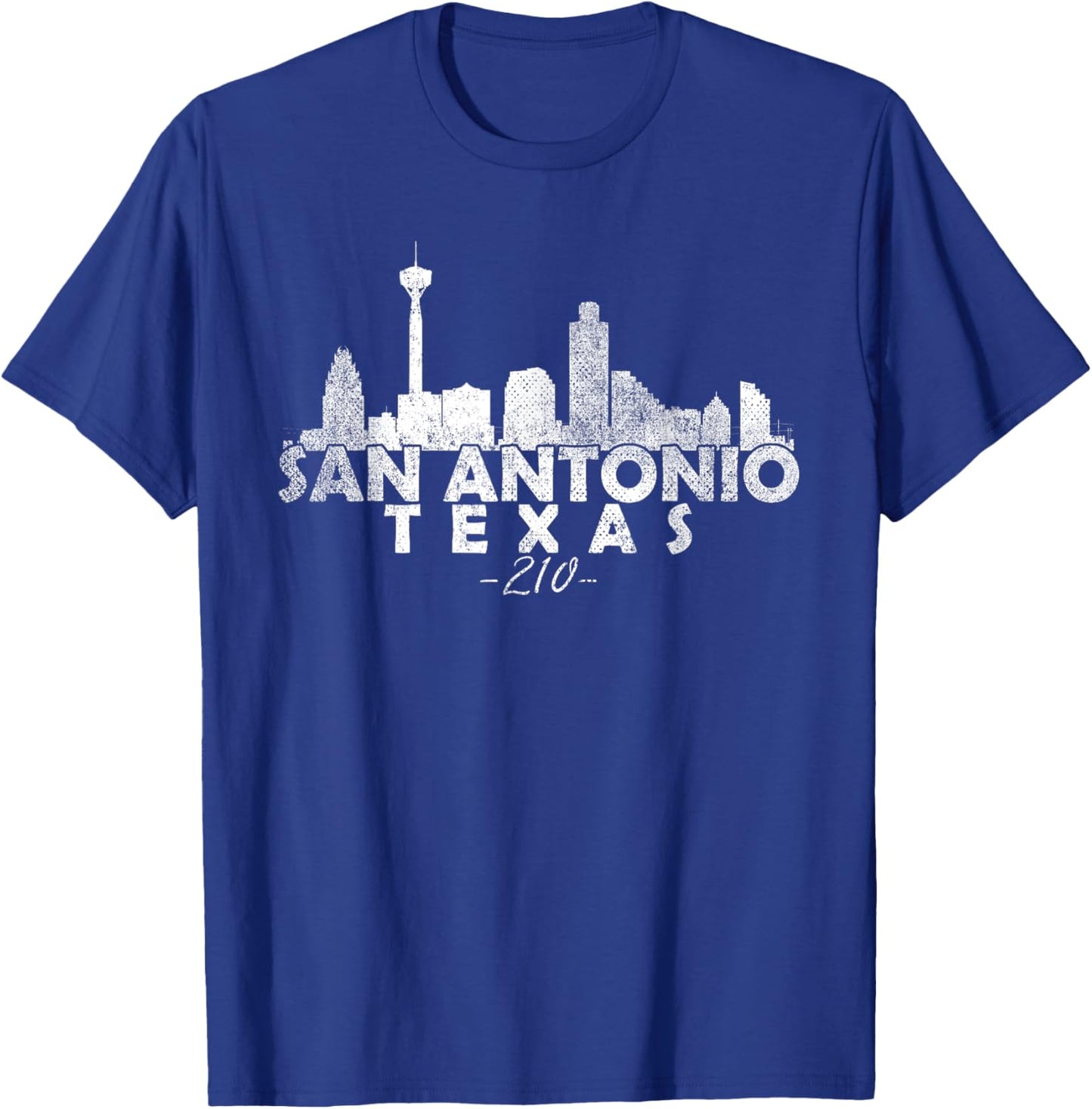 San Antonio Texas TX | skyline T-Shirt - T-Shirt | Royal