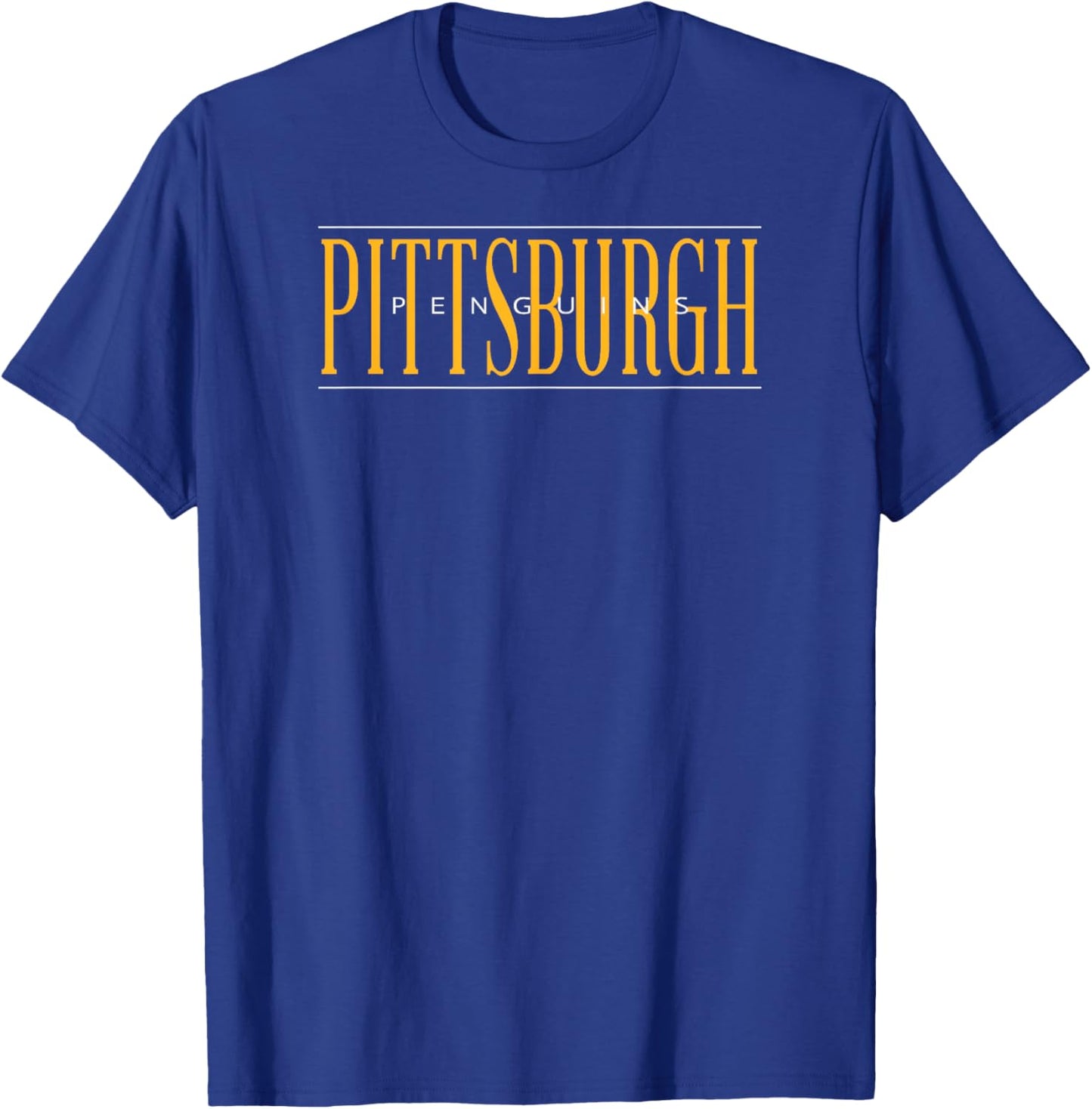 Pittsburgh Penguins Classic Black NHL Officially Licensed T-Shirt - T-Shirt | Royal