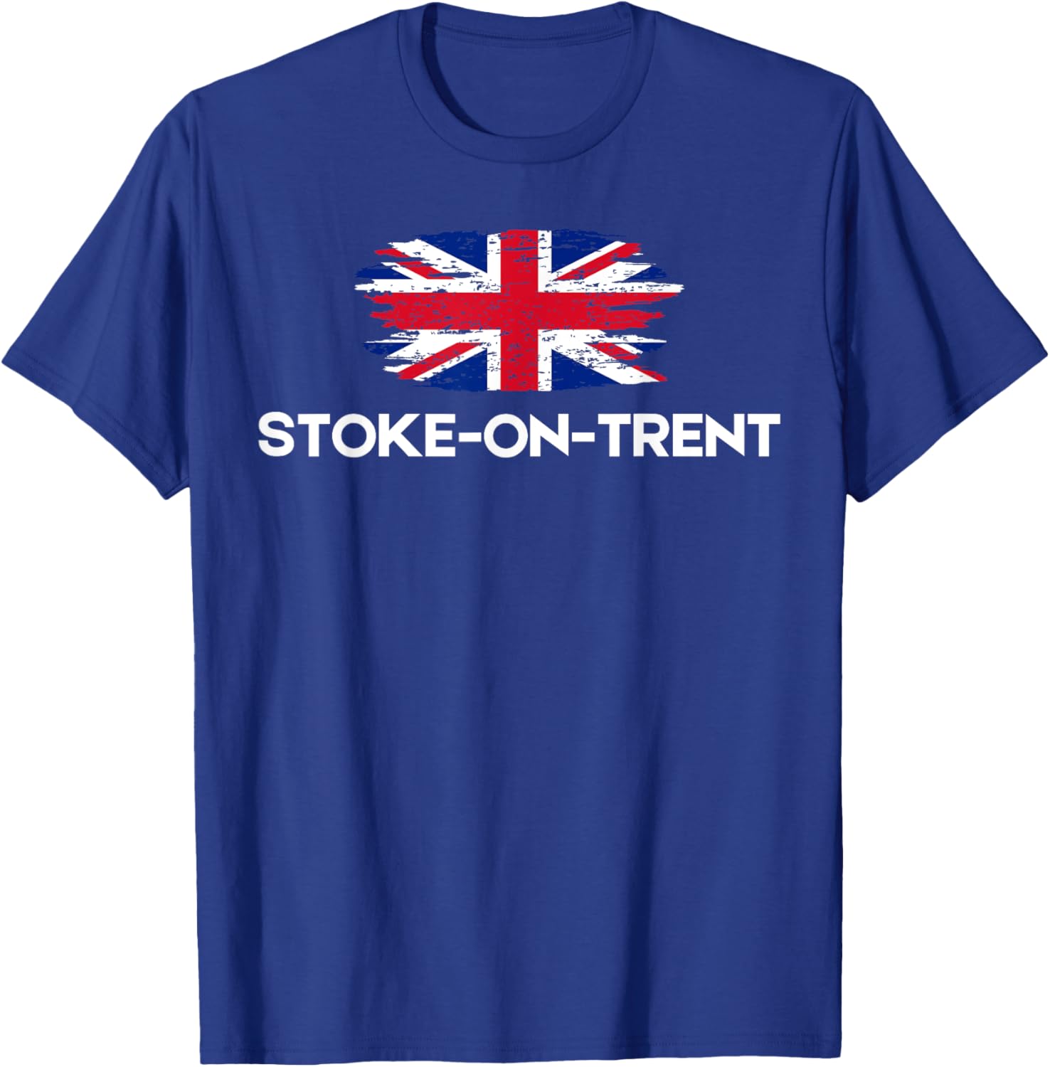 Stoke-on-Trent UK City Women Men United Kingdom Town England T-Shirt - T-Shirt | Royal