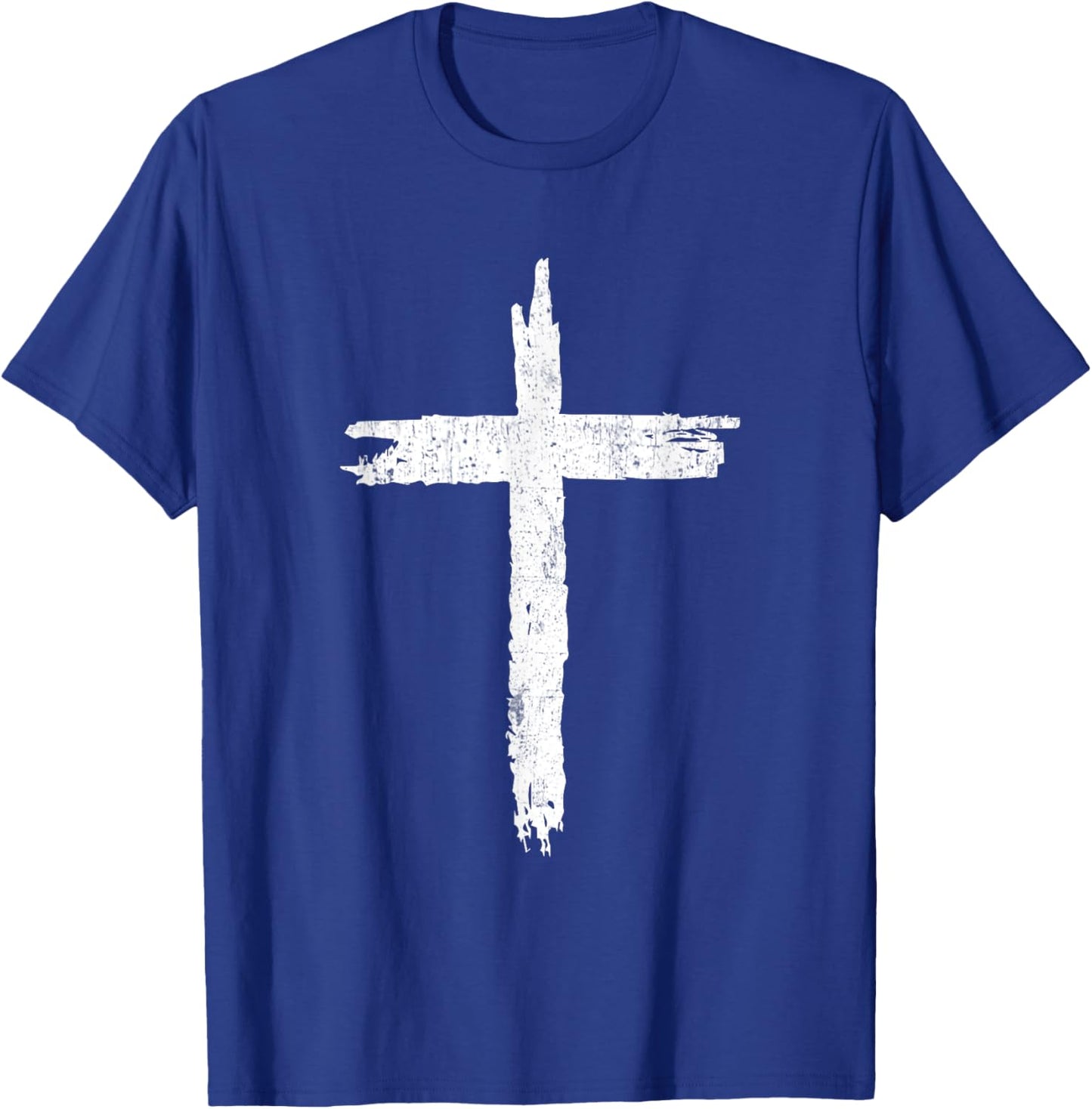 Christian Cross Christians Jesus Christ Cross T-Shirt - T-Shirt | Royal