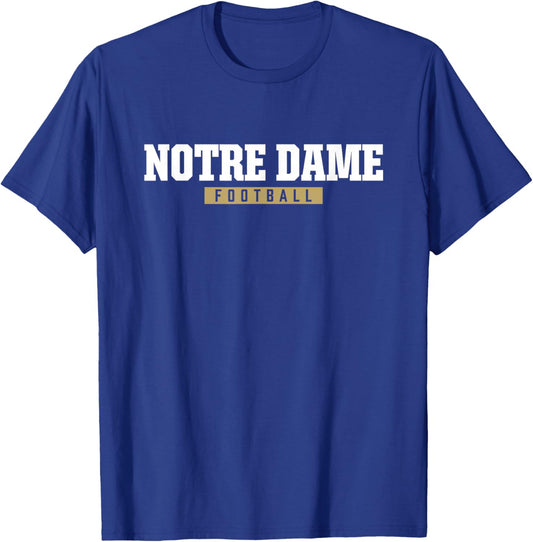 Notre Dame High School Football HS T-Shirt - T-Shirt | Royal