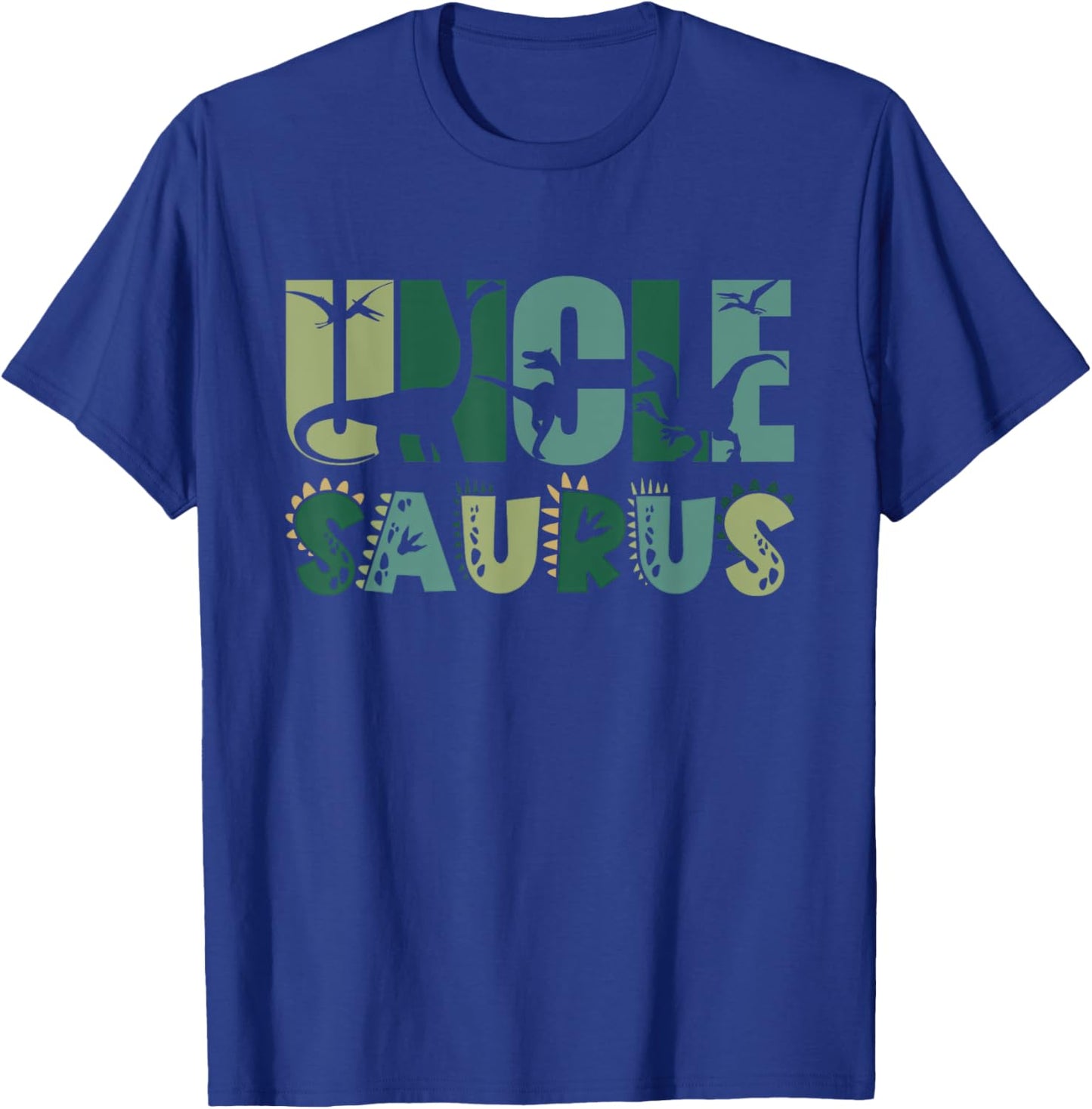Uncle Saurus Matching Family Birthday Dinosaur Men Women Kid T-Shirt - T-Shirt | Royal