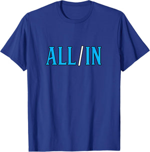 Blue All/in Blue Graphic T-Shirt - T-Shirt | Royal