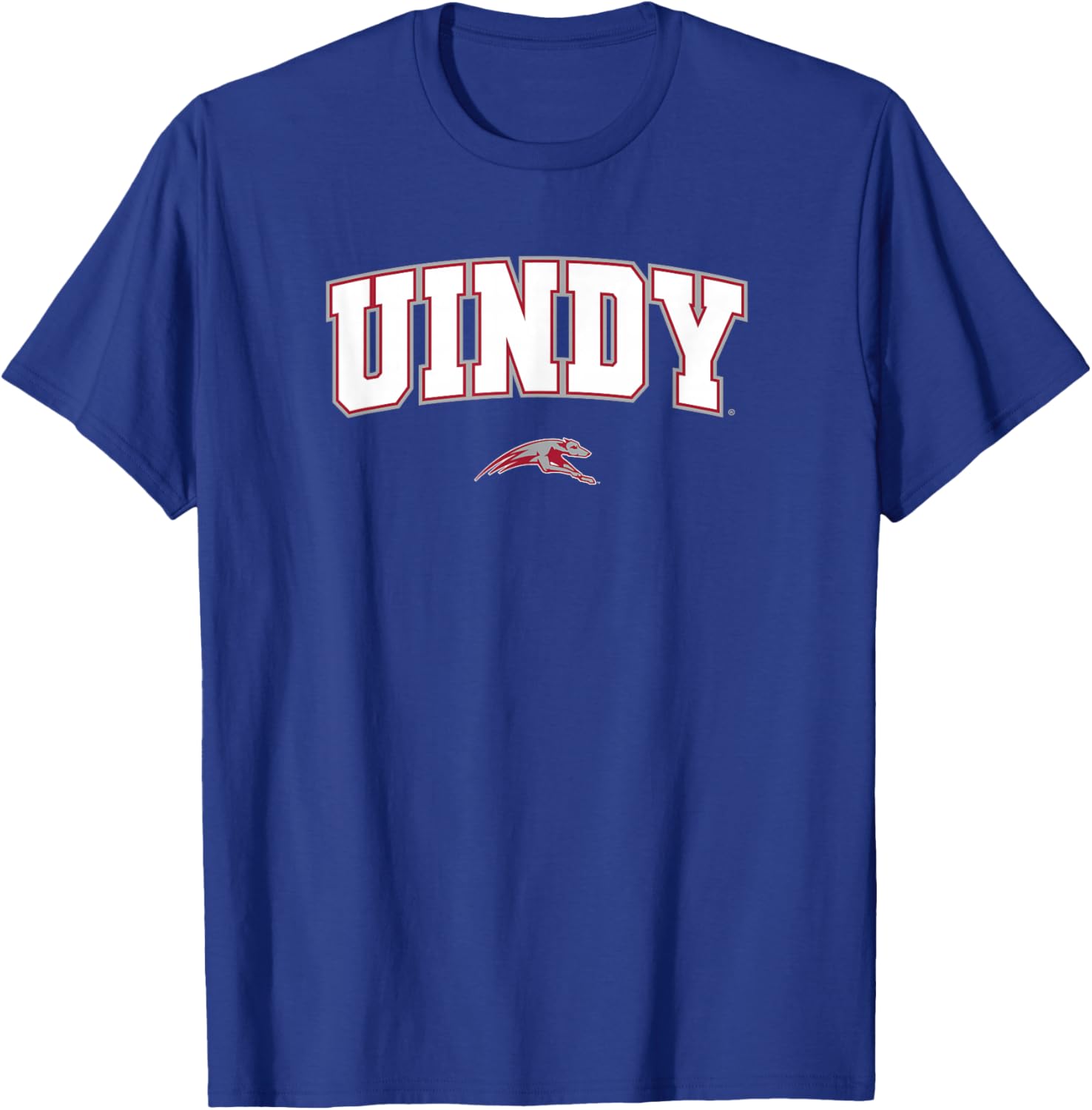University of Indianapolis UIndy Greyhounds Arch Logo T-Shirt - T-Shirt | Royal