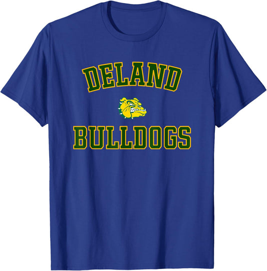 Deland Bulldogs Logo Varsity HS T-Shirt - T-Shirt | Royal