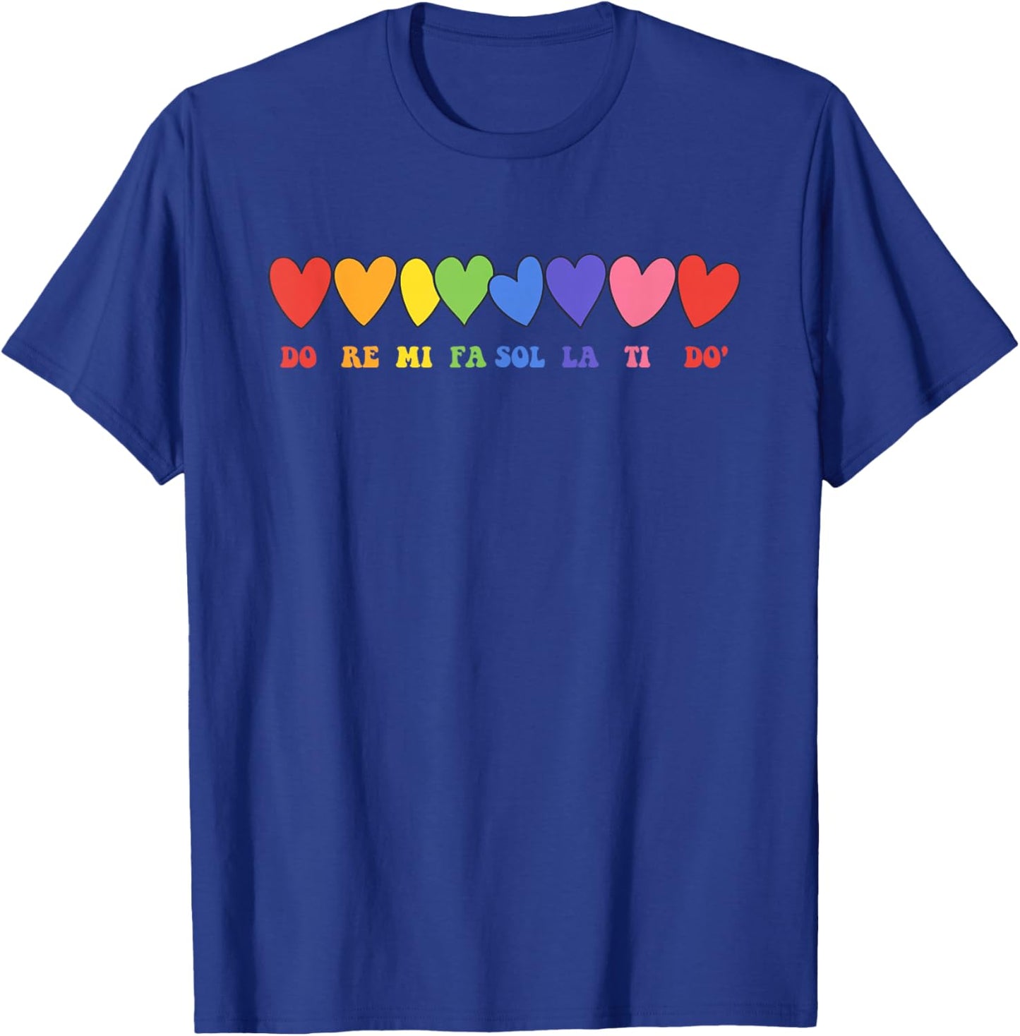 Do Re Mi FA Sol La Ti Do Music Lover Chorus Design T-Shirt - T-Shirt | Royal