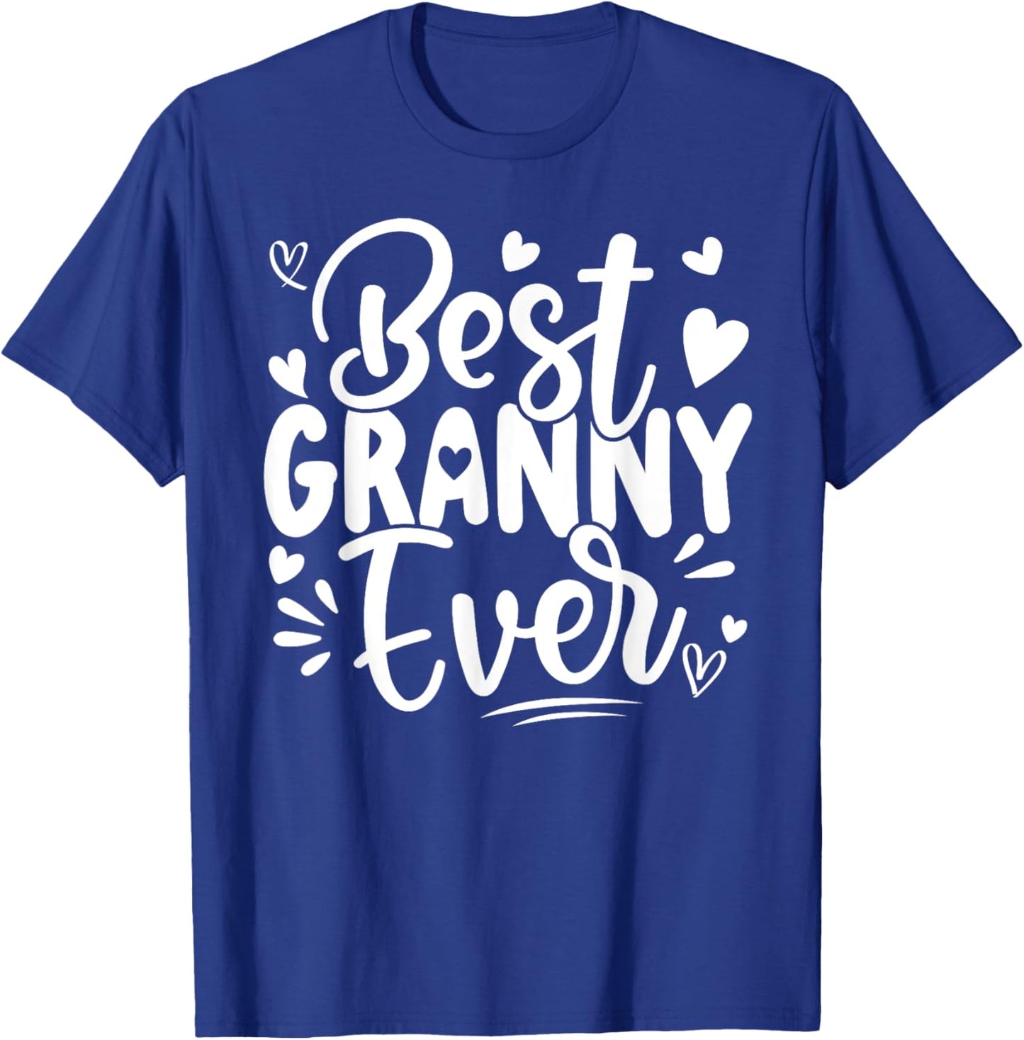 Best Granny Ever Heart Mama Grandma Mother's Day Women T-Shirt - T-Shirt | Royal