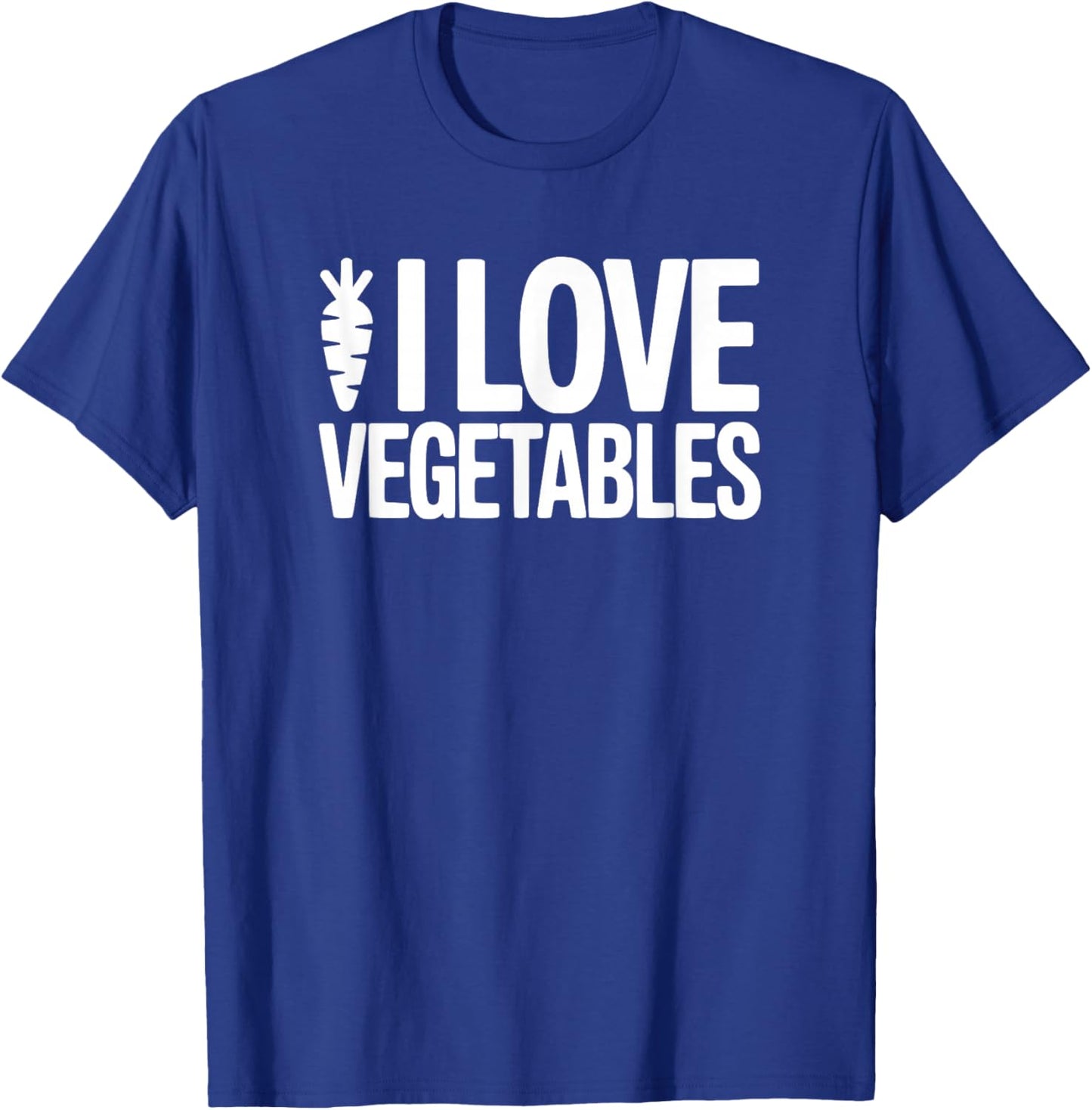 I Love Vegetables - Veggie Amateur T-Shirt - T-Shirt | Royal