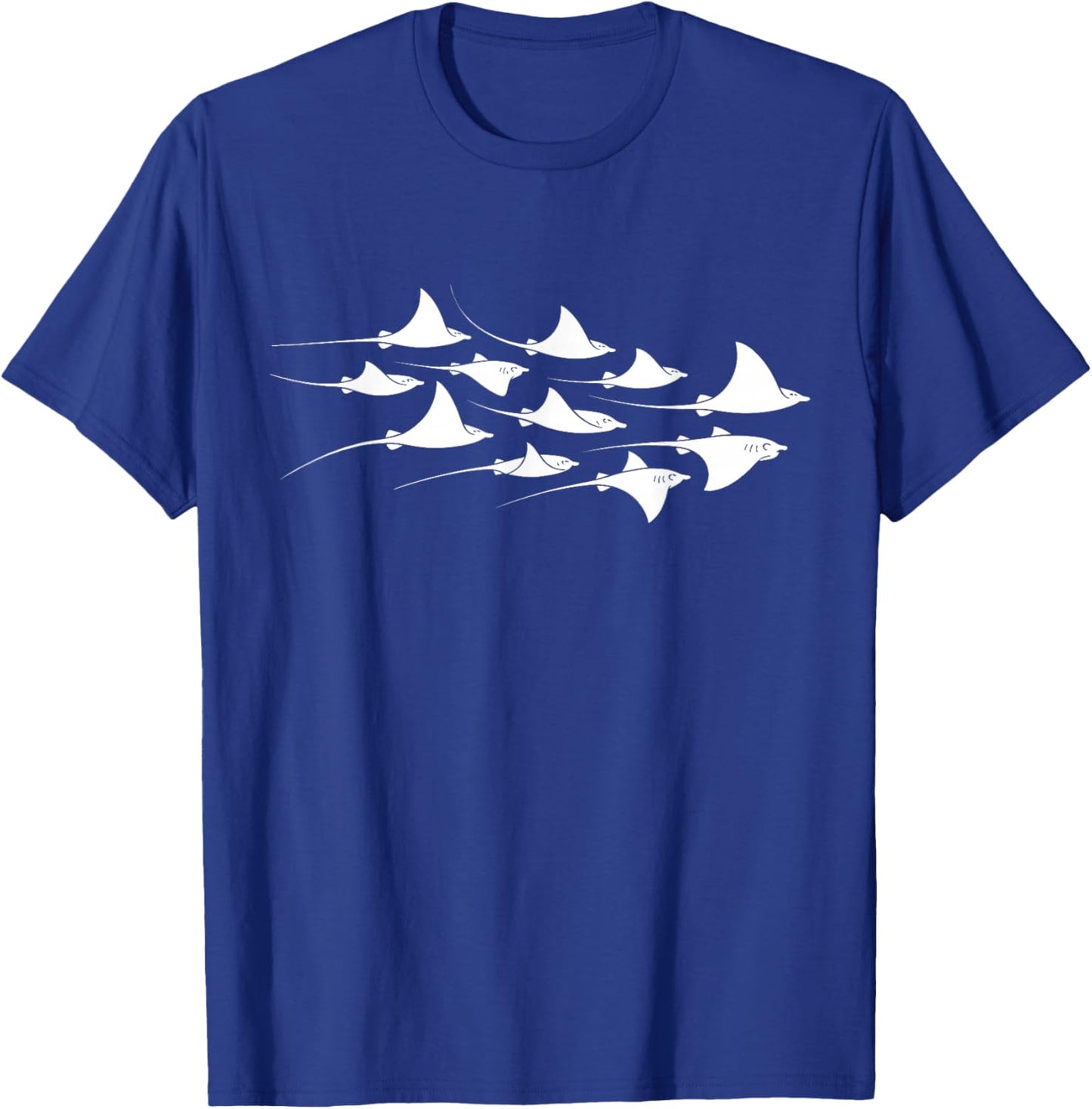 Manta Ray Devil Ray Flying Rays Stingray Manta Ray Diver T-Shirt - T-Shirt | Royal