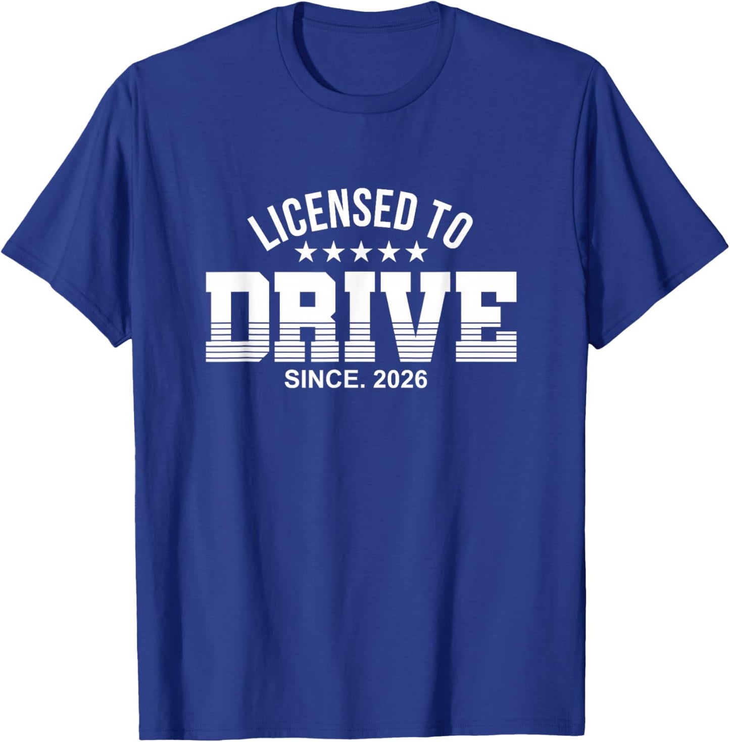 Driving Licence Test Passed 2026 T-Shirt - T-Shirt | Royal