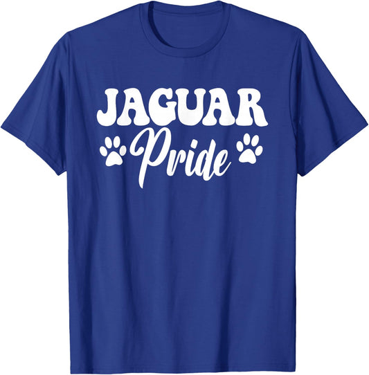 Jaguar Pride High School Jaguars Sports Team Jaguars T-Shirt - T-Shirt | Royal