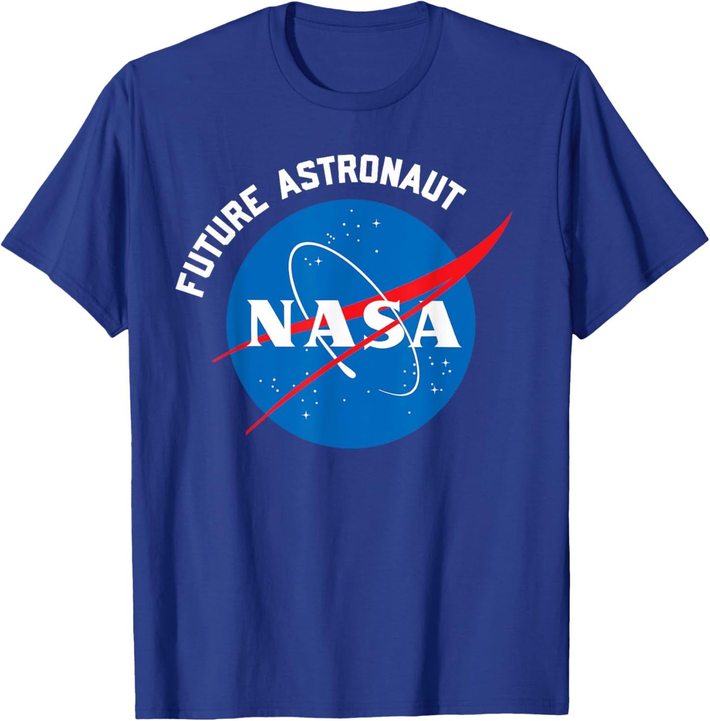 NASA Future Astronaut Space Kids Boys Girls Young Children T-Shirt - T-Shirt | Royal