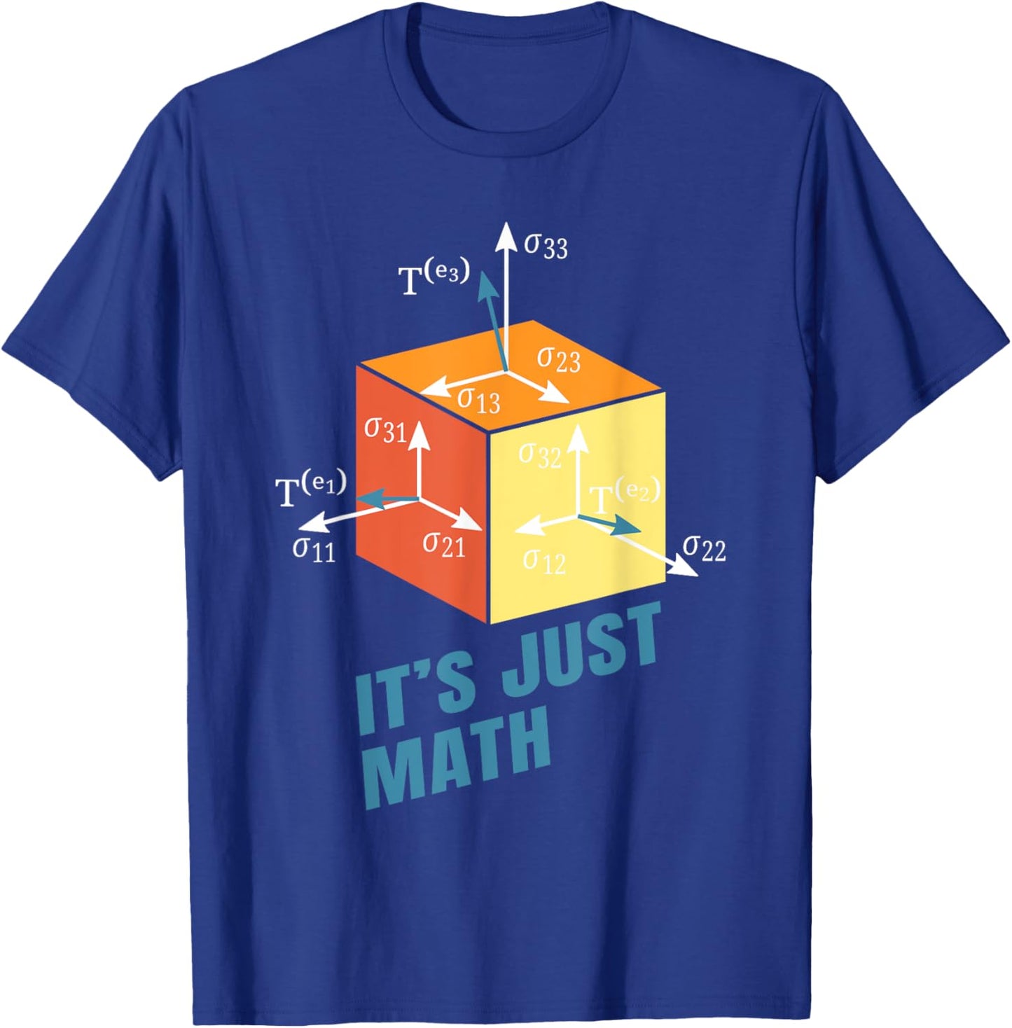 It's Just Math T-Shirt - T-Shirt | Royal