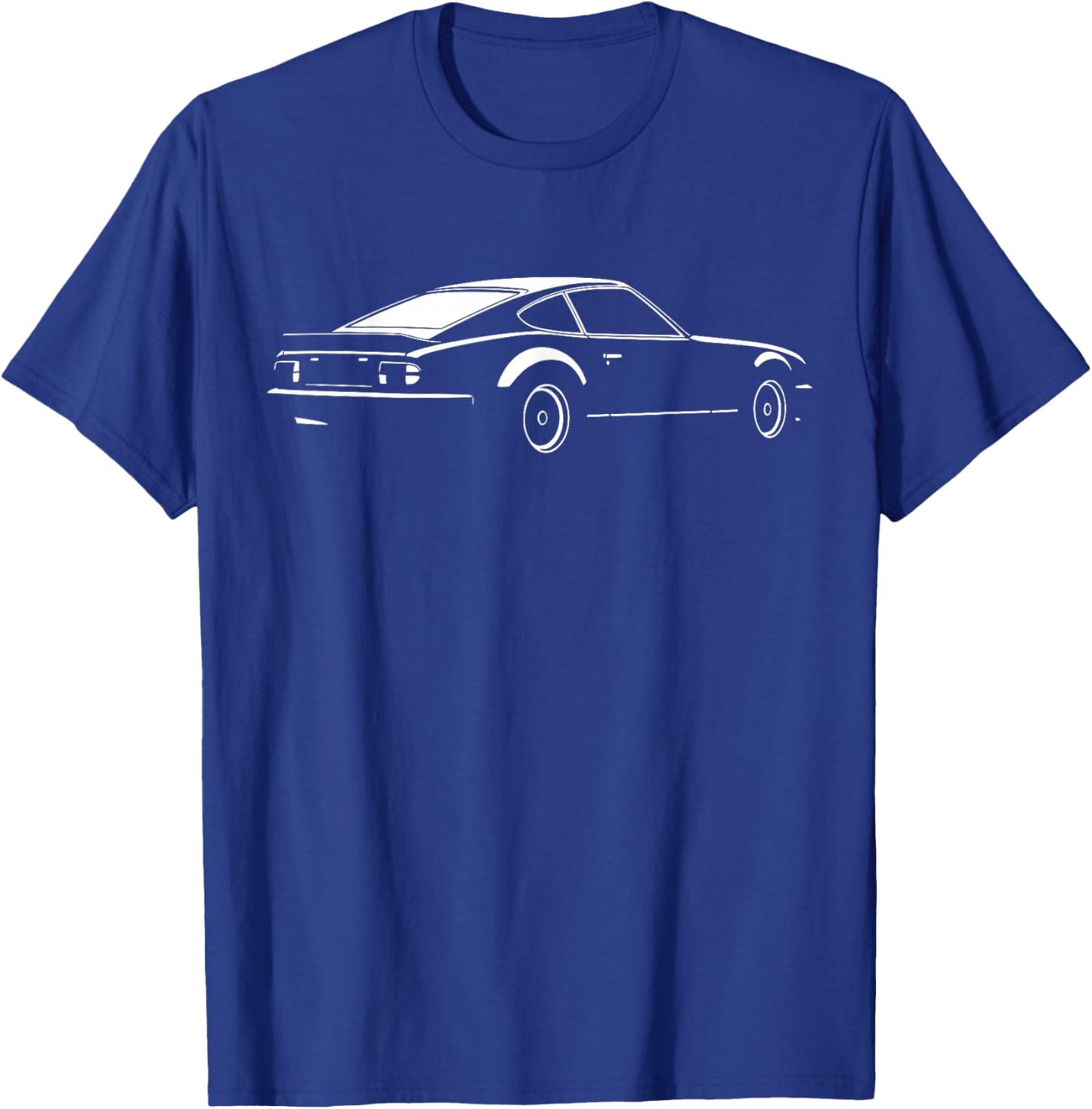 Legendary Racing Sports Car Iconic Racing Car Silhouette T-Shirt - T-Shirt | Royal