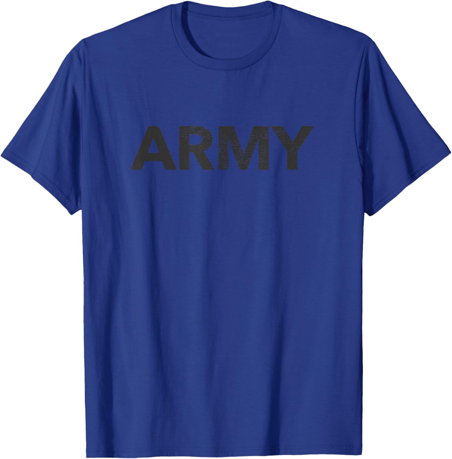 Army PT Distressed Style T-Shirt - T-Shirt | Royal
