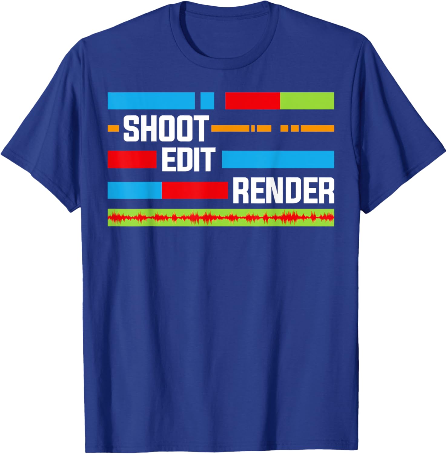 Funny Video Editing Videographer Filmmaker T-Shirt - T-Shirt | Royal