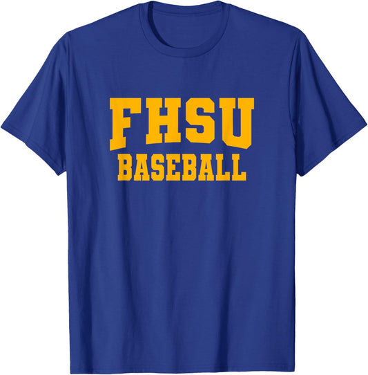 FHSU Baseball Fort Hays State Tigers NCAA FHSU11 T-Shirt - T-Shirt | Royal