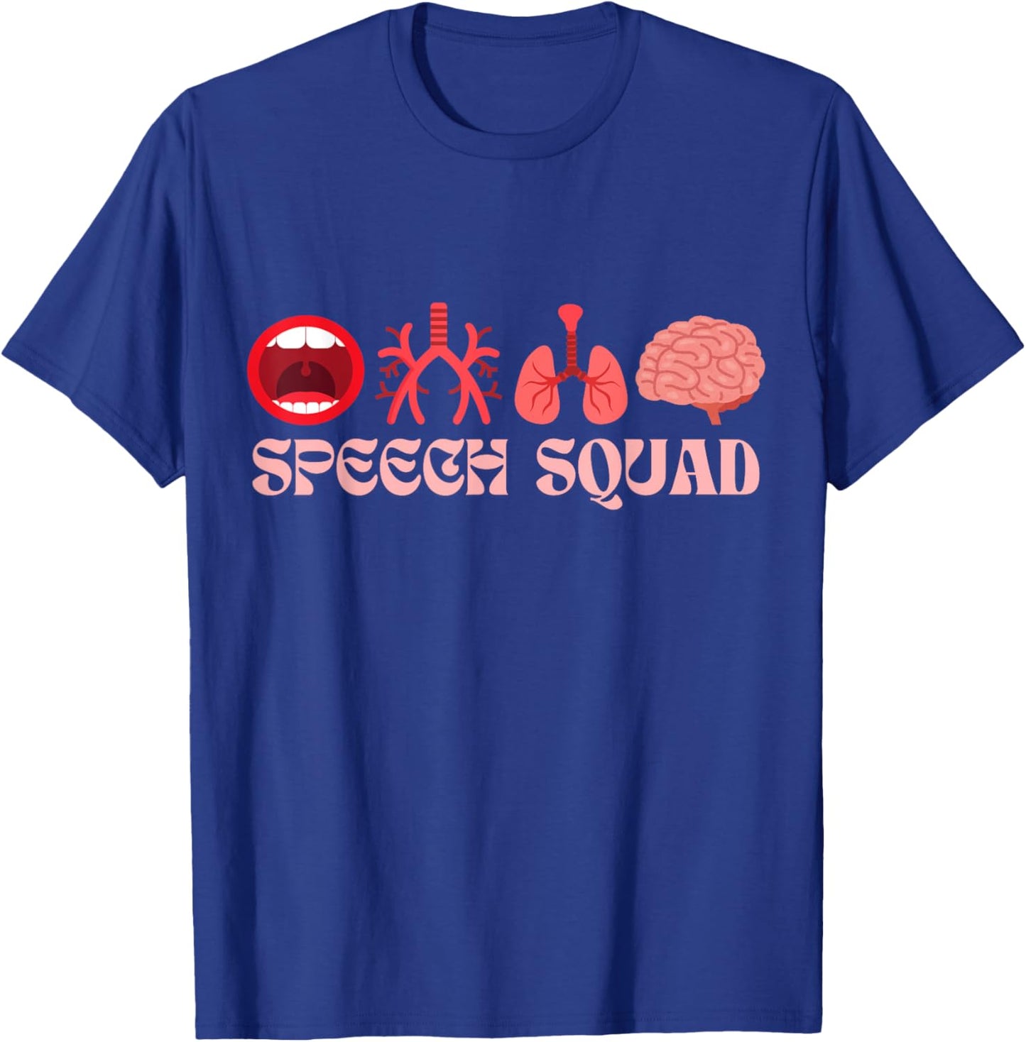Speech Squad - SLP Speech Therapy T-Shirt - T-Shirt | Royal