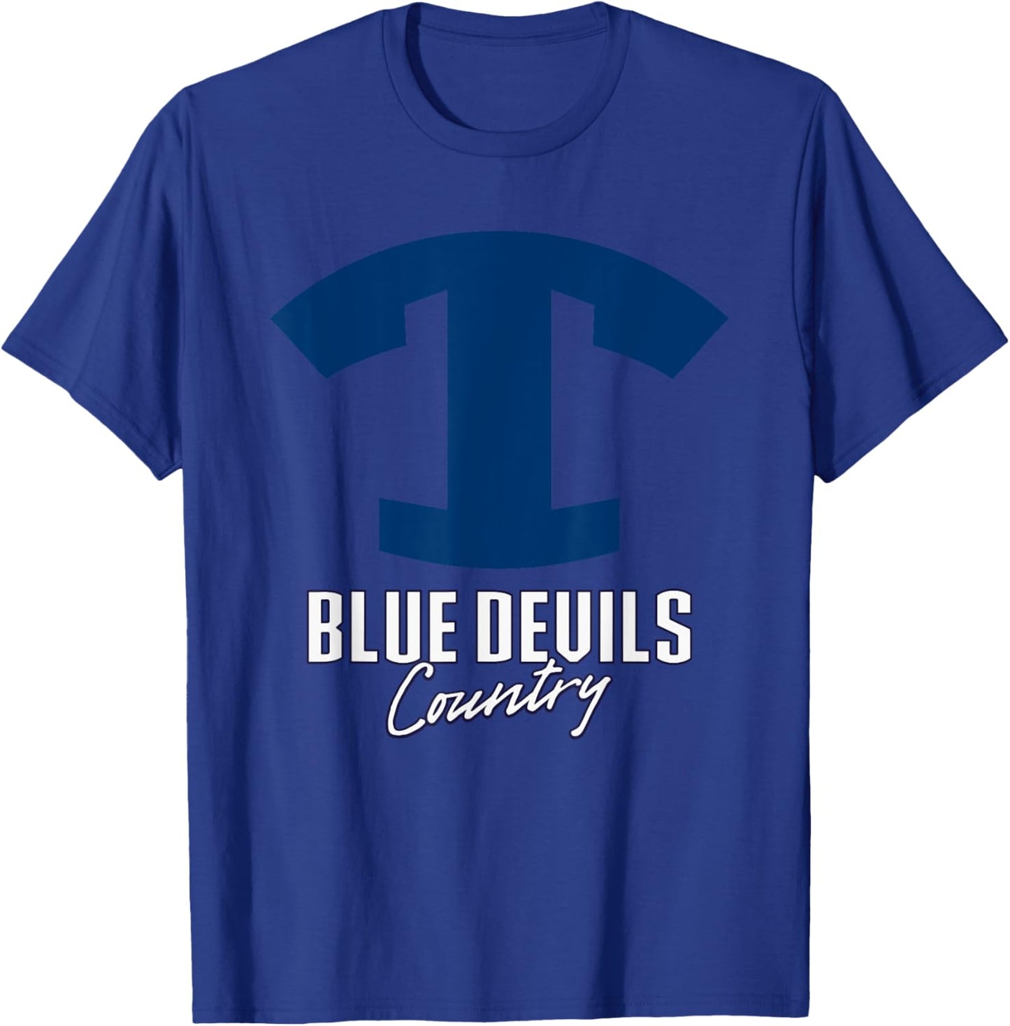 Tift County Blue Devils Logo Country HS T-Shirt - T-Shirt | Royal