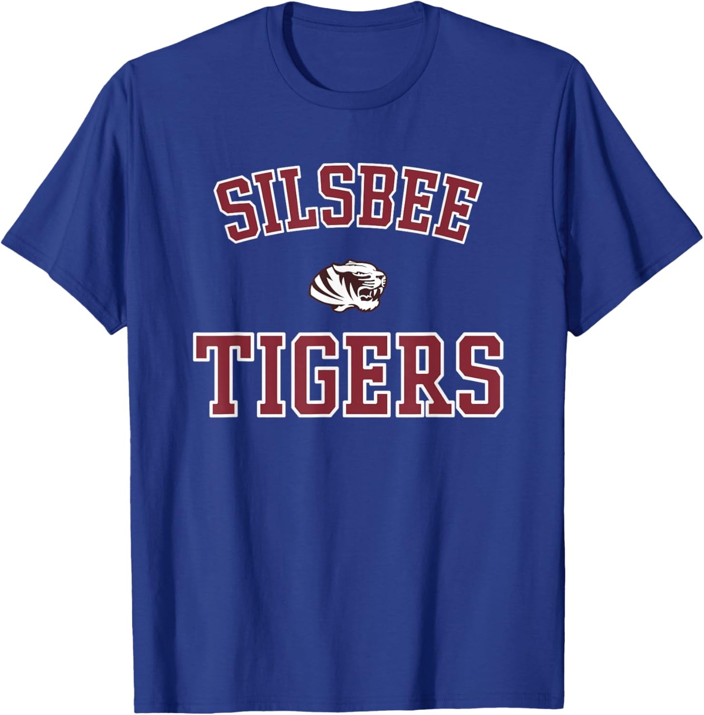 Silsbee Tigers Logo Varsity HS T-Shirt - T-Shirt | Royal