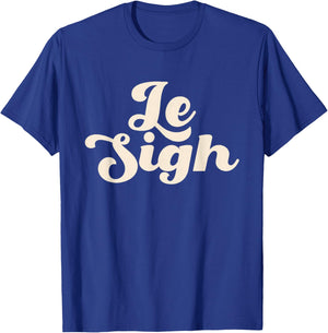Le Sigh Minimalist Casual T-Shirt - T-Shirt | Royal
