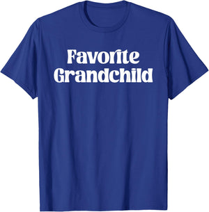 Grandchildren Favorite Grandchild Grandson Funny Spoiled Son T-Shirt - T-Shirt | Royal