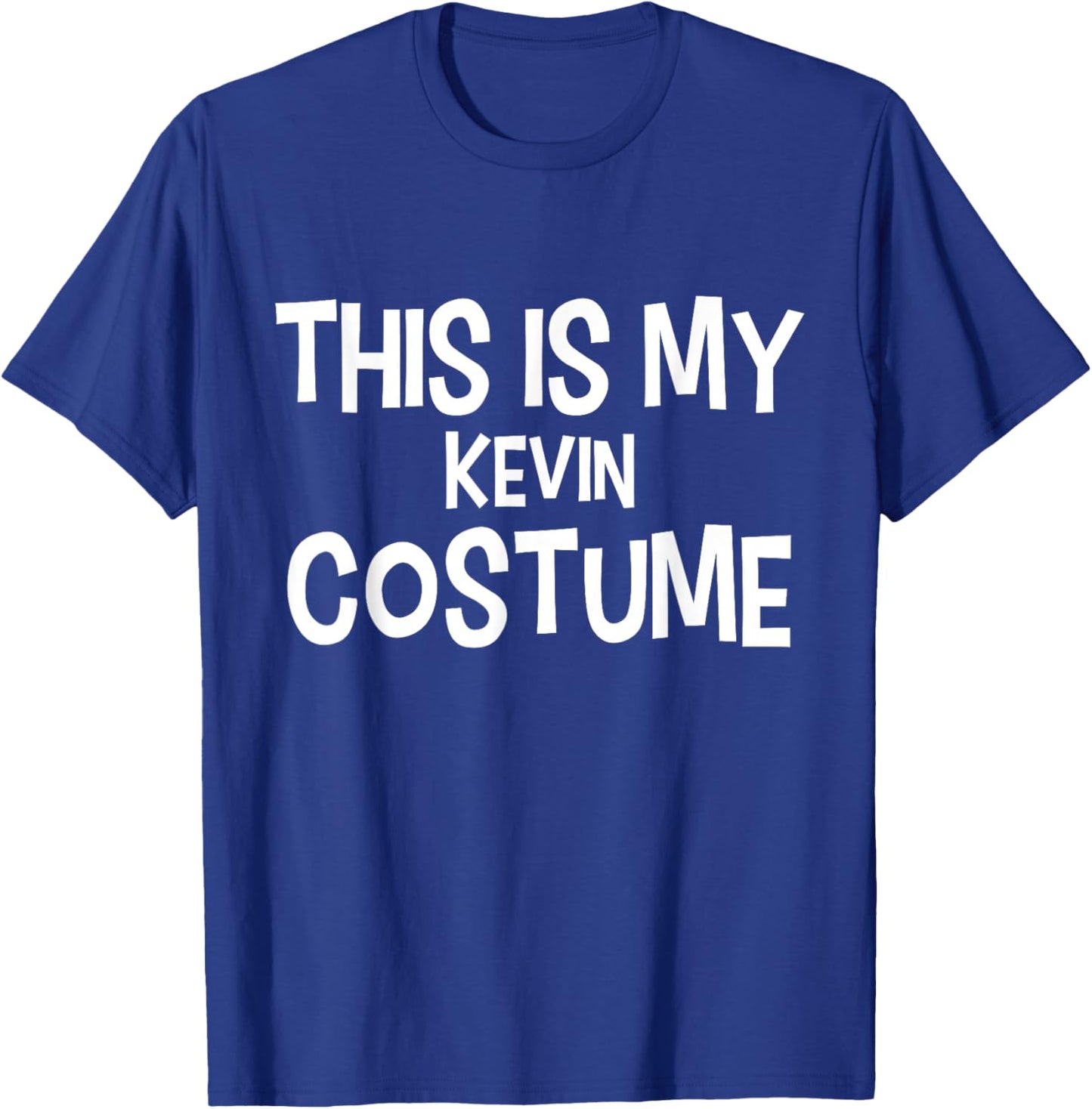 This is My Kevin Costume Halloween Simple Costume T-Shirt - T-Shirt | Royal
