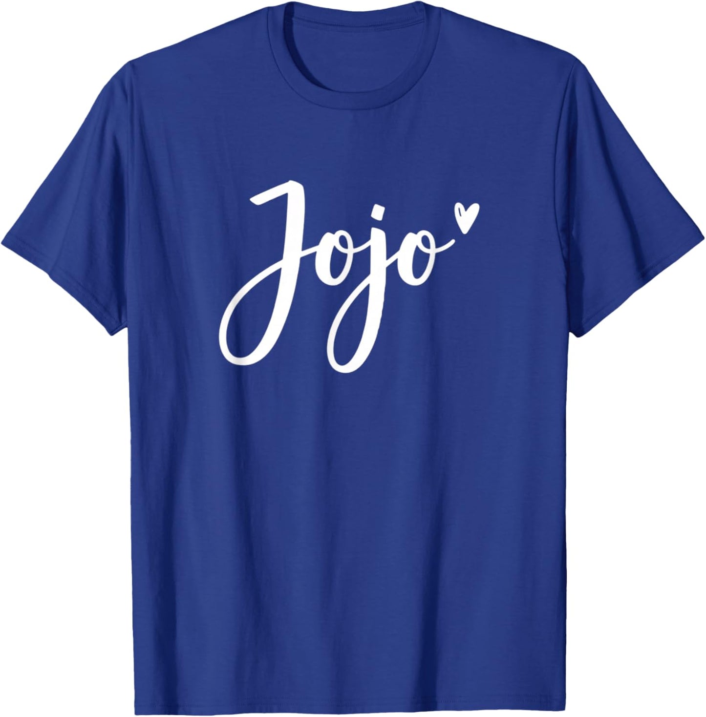 Grandparent JoJo Name Script, Grandma JoJo Mother's Day T-Shirt - T-Shirt | Royal