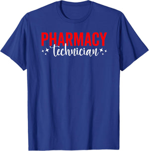 Vintage Pharmacy Technician Pharmacist Student T-Shirt - T-Shirt | Royal