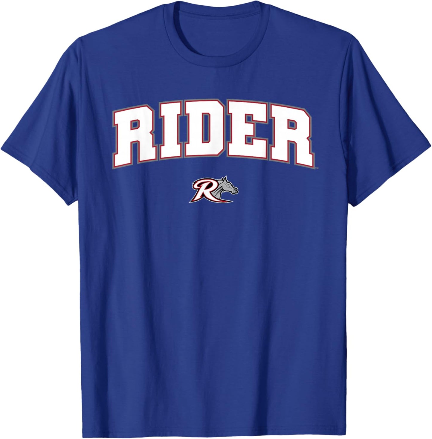 Rider University Broncs Arch Logo T-Shirt - T-Shirt | Royal