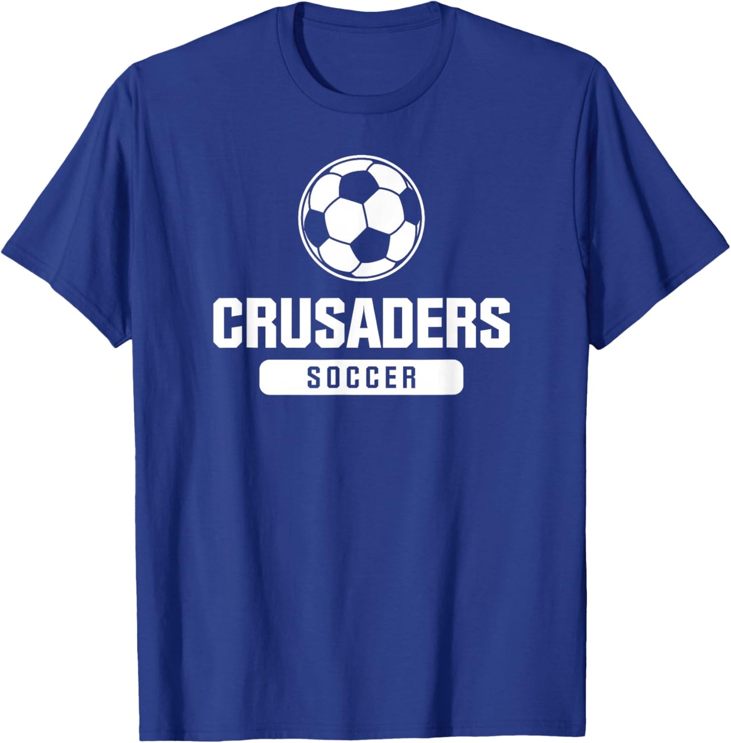 Crusaders Soccer for Elementary, Middle, and High Schools T-Shirt - T-Shirt | Royal