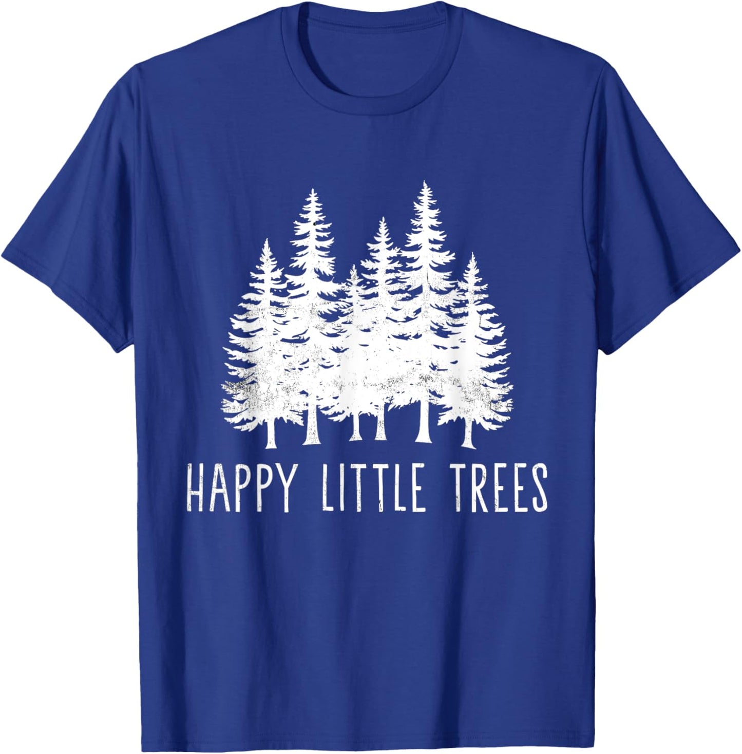 Happy Little Classic Adorable Costume Forest Lovers Tree T-Shirt - T-Shirt | Royal