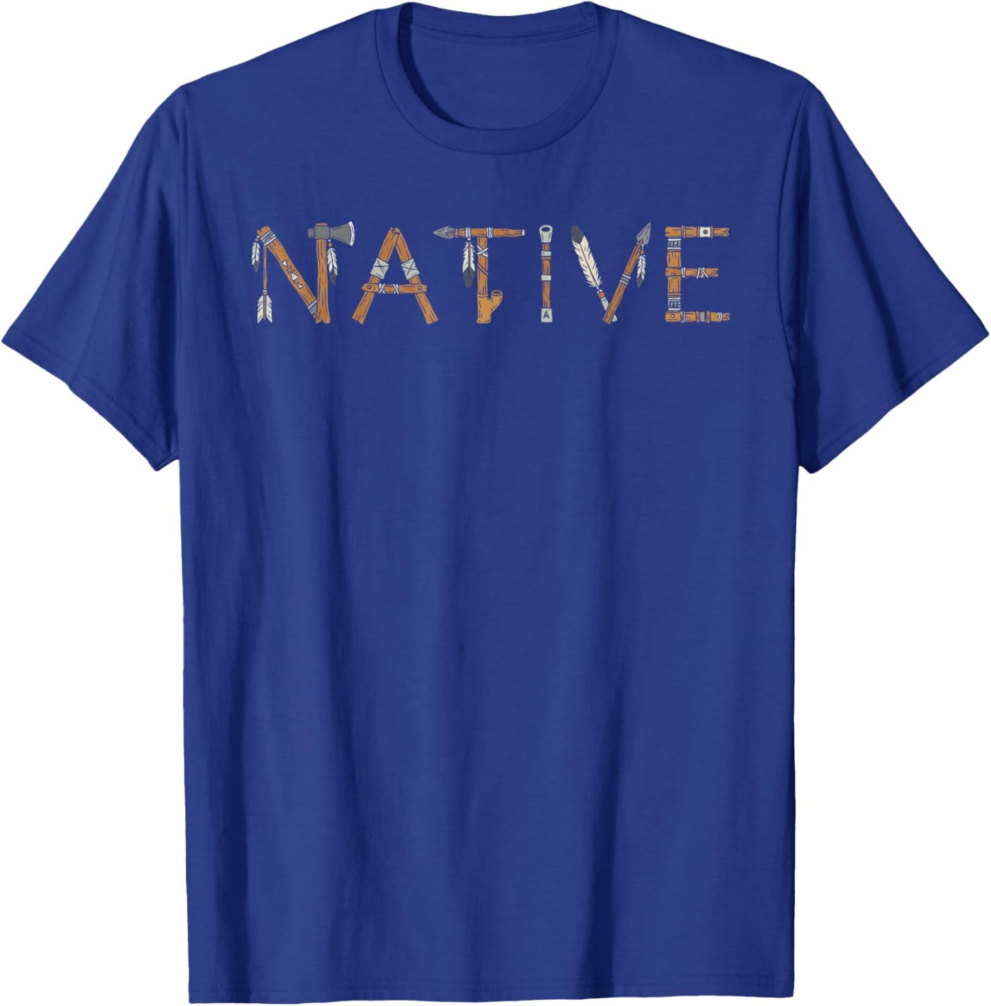 Native Indian American Day Pride Indigenous Native American T-Shirt - T-Shirt | Royal