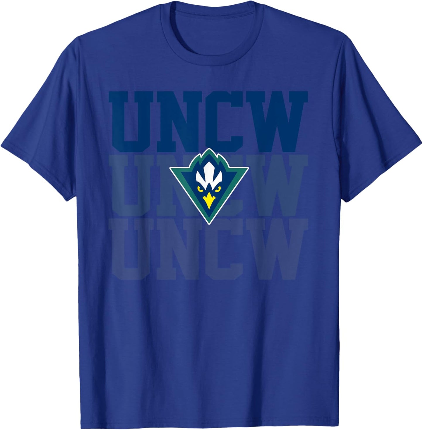 UNCW Arch Vintage Retro College Sports Women T-Shirt - T-Shirt | Royal