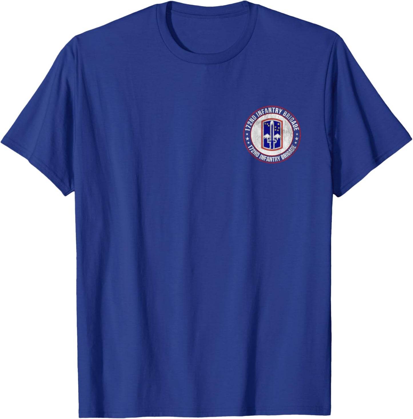 172nd Infantry Brigade Military Veterans Day Father Day T-Shirt - T-Shirt | Royal