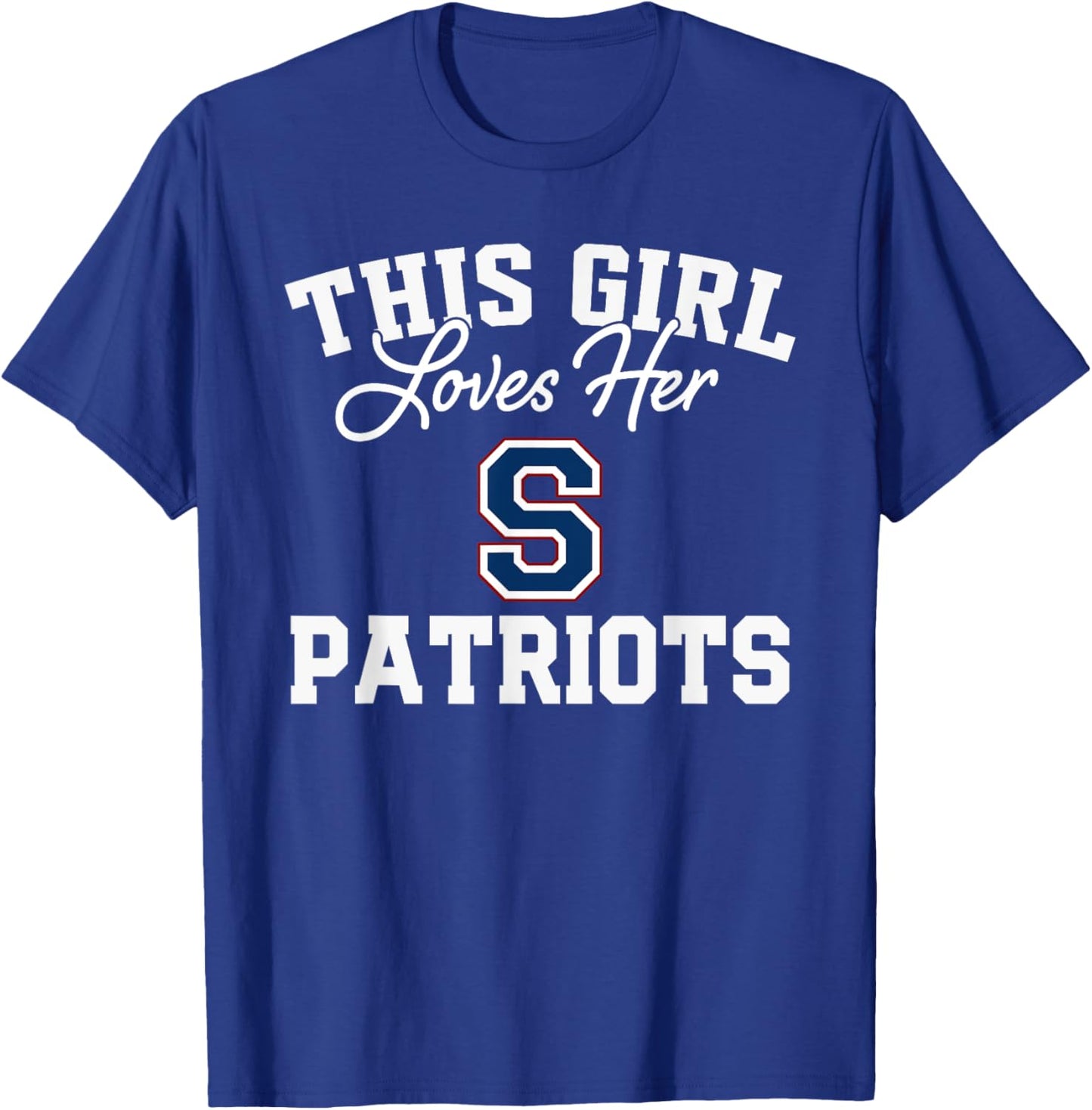Logo This Girl Loves Her HS T-Shirt - T-Shirt | Royal